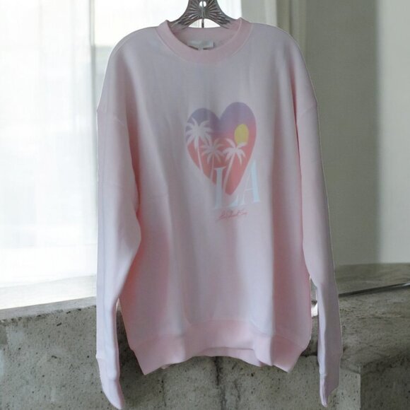 LoveShackFancy - LA Pullover/Sweatshirt - Pink - Size M/L, Limited Edition - NWT - Picture 2 of 15